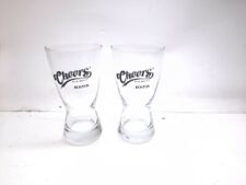 Lot Of 2 Cheers Beer Glasses Boston 1989 picture