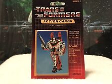 1985 Hasbro TRANSFORMERS Action Cards Sealed Pack, # 38 “JETFIRE” on the Front picture