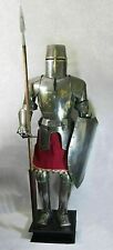 Halloween Full Size 6 Feet Knights Templar Suit of Armour Medieval Roman Armor picture