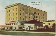 Postcard Chrome Hotel Biscayne Ocean City NJ picture