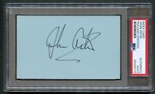 John Astin signed autograph auto Vintage 3x5 The Addam's Family's Gomez PSA Slab picture