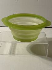 Tupperware Collapsible Pop Up Bowl No Lid Lime Apple Green 5452A-3 700 ml picture