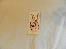 Vintage Hippie decal/sticker peace sign picture