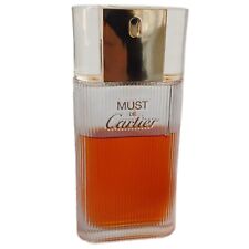 Must De Cartier Parfum EDT Perfume Pre-owned in 3.3oz Spray Bottle picture