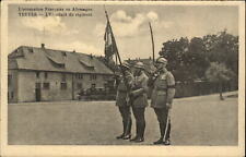 Treves German (Trier) French occupation military soldiers 1927 postcard picture
