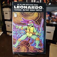 Leonardo #1 Teenage Mutant Ninja Turtles comic book 1980s Vg Micro Series picture