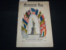 1918 MAY 13 MEMORIAL DAY - PEACE DAY - FRANCIS G. BLAIR - ILLINOIS - J 8770 picture