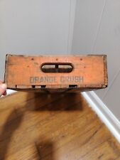 Vintage Orange Crush Wooden Soda Crate picture