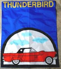 LARGE Ford T-Bird Thunderbird Car Garden Flag Man Cave  Extra Big 28