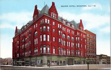 Postcard IL Rockford - Nelson Hotel picture