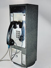 Late Vintage Rand of Phoenix Pay Phone Telephone, Black and Chrome Case, No Keys picture