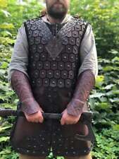 medieval Men's lamellar leather body armour 
