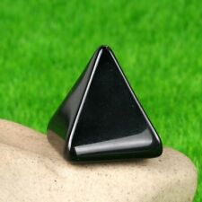 20mm Mini Size Natural Quartz Amethyst Crystal Reiki Healing Pyramid Figurine picture