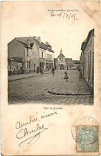 AULNAY-UNDERBOIS (93) Rare CPA de la Rue de Gonesse.Posted in 1905. picture