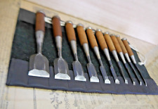 JAPANESE CHISEL NOMI Onishi 大西 Set of 10 From JAPAN b49 picture