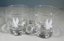 Vintage American Airlines First Class Set of 2 Cocktail Glasses 10 Ounce picture