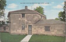 Postcard Old Fort Hays Blockhouse Near Hays Kansas KS  picture