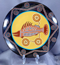 Vintage 1994 Westminster China Authentic Australian Aboriginal Art Tobwabba picture