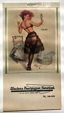 1965 Pinup Girl Picture Notebook with Woman Trying on Hat by Elvgren picture