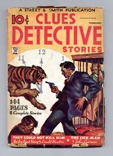Clues Detective Stories Pulp Feb 1935 Vol. 33 #3 GD+ 2.5 picture