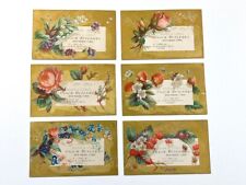 LOT OF 6 Victorian Trade Card KEAN & LINES coach builders NEW HAVEN CT picture