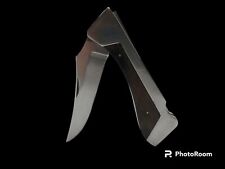 Vintage 1970-80s ~  SHARP 300 ~ Stainless Steel Lockback Folding Knife JAPAN picture