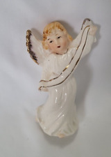 Vintage Ceramic Nativity Angel Figurine Japan picture