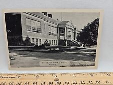 Vintage Postcard Leesburg High School Leesburg Virginia Black and White picture