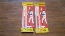 [ 2 ]  VINTAGE  LITTLE LEAGUE BASEBALL  BALL POINT PENS  CARDED  picture