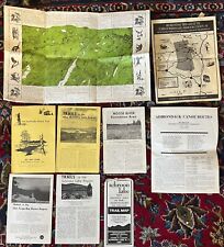 Adirondack vintage paper ephemera and topos. INdian Lake, Schroon Lake, etc. picture