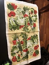 Vintage Linen Kitchen Tea Towel 28x16 1/2 picture