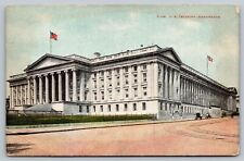 Us Treasury Washington 1909 Cancel Wob Note Pm District Columbia Pm Postcard picture
