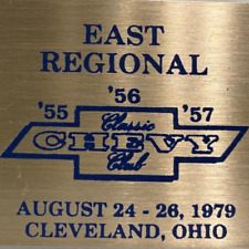 1979 Chevy 55 56 57 Classic Club Antique Car Show Meet Cleveland Ohio Plaque picture