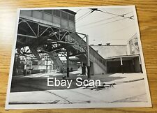 Vintage Photograph PTC Philadelphia Transportation Co. Elevated Station 1960’s picture