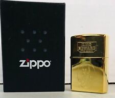 ZIPPO 1997 KING EDWARD Tobacco BRASS LIGHTER With Box C563 picture
