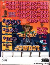New Pull Tickets - Chip Tickets - The Last Cowboy picture