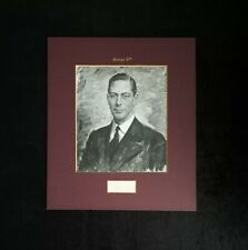 Rare 1924 King George VI Signed Royal Presentation Photo Portrait Gallery London picture