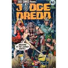 Judge Dredd (1983 series) #5 in Near Mint minus condition. Eagle comics [e/ picture