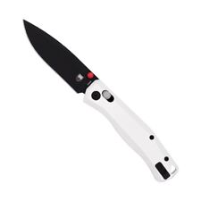 CobraTec Regnet Folding Knife Silver Alum Handle S35VN Plain Black CTRGTSIL picture