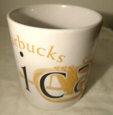 Starbucks City Mug Chicago Collector Series Gold Trumpet 20 oz Coffee Cup 1994 picture