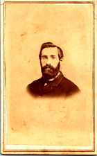Antique 1860s CDV Photo Man Syracuse, New York Civil War Revenue stamp by Collin picture