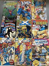 Lot of 9 Marvel Comics (Early 90s)- SpiderMan, X-Men, silver Surf + More picture