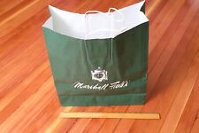 Vintage 1990’s MARSHALL FIELD’S large paper shopping bag Small Rip picture