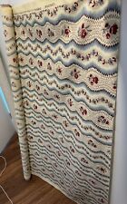 3 New Yards Pierre Frey Greuze Bleu Rouge Fabric picture