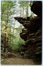 Postcard - Eagle Rock - Old Man's Cave - Hocking State Parks Near Logan, Ohio picture
