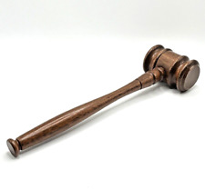 Vintage Wooden Judges Auction Gavel 10 in picture