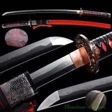 Japanese Sword Tamahagane Wakou Forging Blade w Clay Tempered Sashikomi #1166 picture
