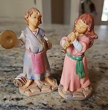 Vtg Fontanini Nativity Tiras & Lena Figures 5” Limited Edition 1998 Italy picture