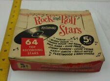 Rock and Roll Stars 1950s Elvis Fabian Darin NU Trading Cards empty box RARE picture