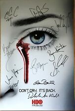 True Blood cast signed 2012 SDCC poster Bauer Kwanten Moyer Paquin Skarsgard JSA picture